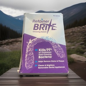 Retainer Brite Dental Appliance Cleaner 96 Tabs New Factory Sealed Exp 05/2026