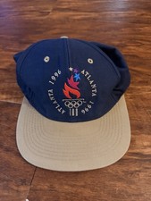 Vintage 1996 Atlanta Olympics Snapback Hat The Game Adjustable Cap 90's USA Made