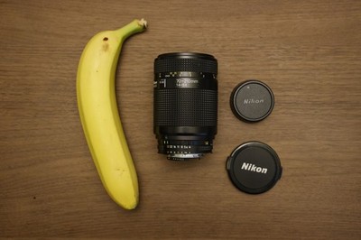 Nikon AF Nikkor 70-210mm f/4-5.6 autofocus zoom lens for F mount. Great optics!