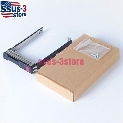 2.5'' SAS SATA SSD HDD Caddy For HP Proliant DL360 DL360p DL380p G8 w/ IC Chip