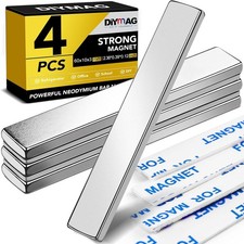 4/12 Neodymium Bar Magnets Rare Earth Rectangle Heavy Duty Powerful 60X10X3Mm