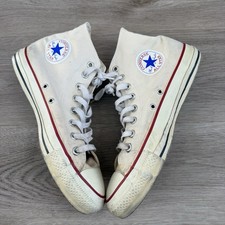 Vintage Converse Chuck Taylor All Star Shoes Mens 9 USA Made High Top Sun Faded