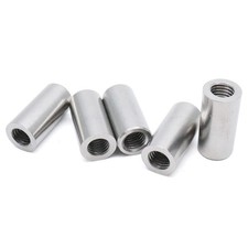 Xiaoyztan 5Pcs M12 Thread Round Coupling Nut Stainless Steel Sleeve Stud Nut ...