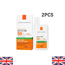 2x 50ml La Roche-Posay Anthelios SPF50+ Ultra Protection Invisible Fluid Cream