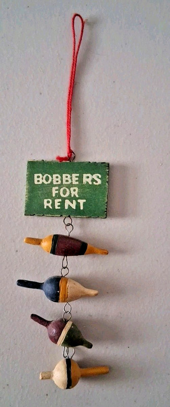 Bobber Christmas Ornament Fishing  Fisherman Outdoorsman Gift 4 1/2 inches
