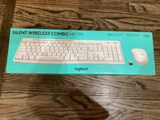 Logitech MK295 Silent Wireless Mouse Keyboard Combo White