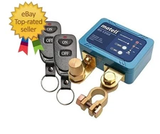 DC 12V Remote Battery Disconnect Switch Smart Voltage Control Battery Kill Switc