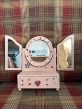 Schmuckkästchen mit Schubladen, Spiegel und Platz für Foto, Prinzessin Ballerina