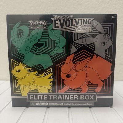 Pokemon EVOLVING SKIES Elite Trainer Box (SEALED) | eBay