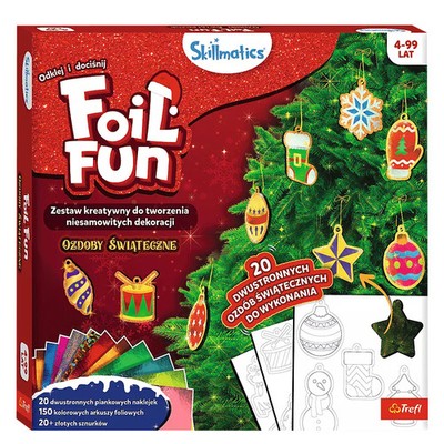 5900511626094 Skillmatics, Foil Fun. Ozdoby świąteczne. Zestaw kreatywny Trefl