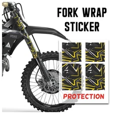 For Kawasaki KX450F KLX250 D-TRACKER KX450 Fork Wrap Sticker TT004