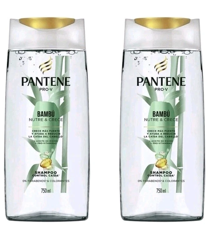 2 PACK PANTENE Pro-V CHAMPÚ BAMBÚ NUEZ Y CREMA /750 ml cada uno Foto 3 de 4