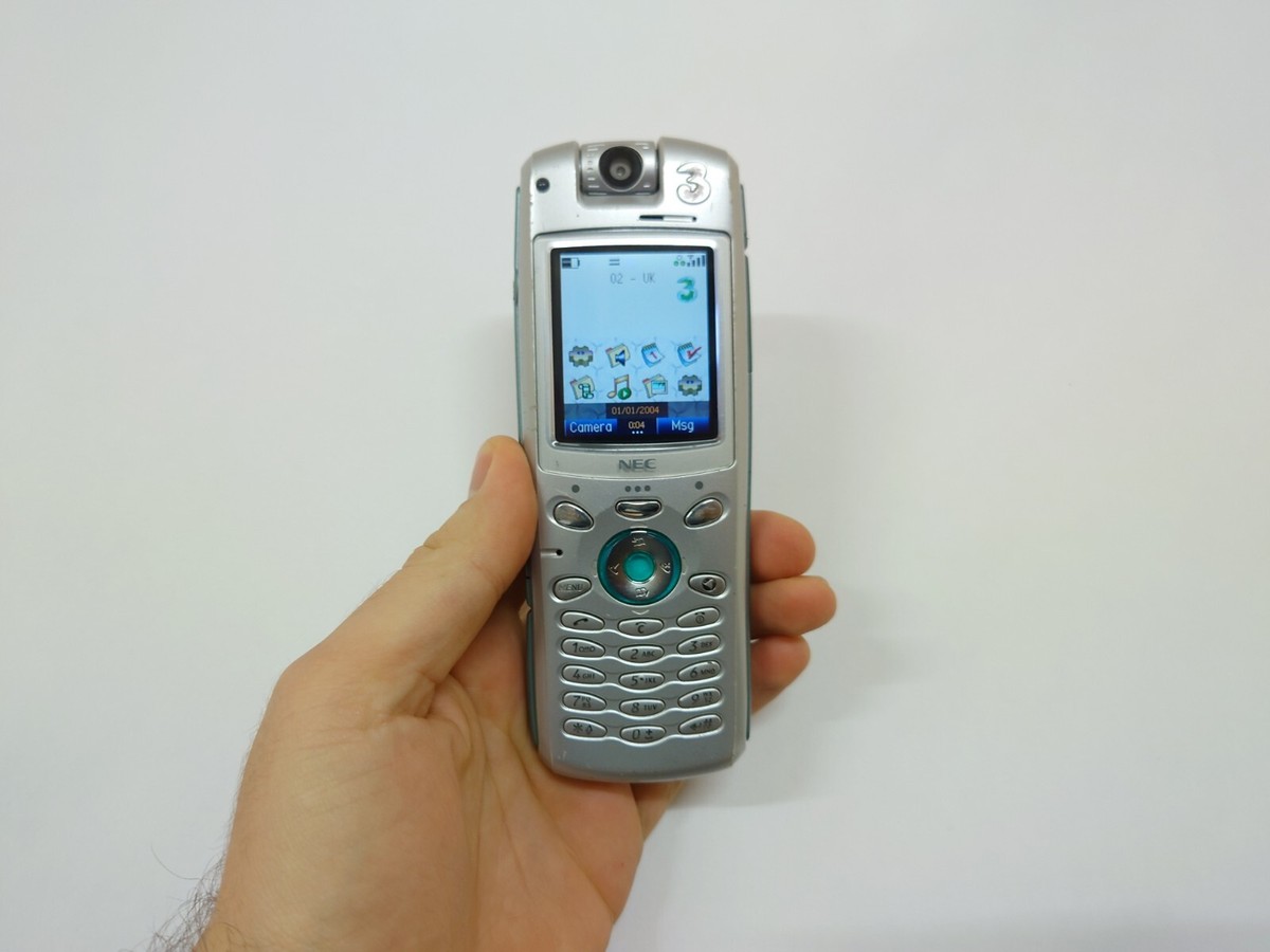 NEC e313 Silver (Unlocked) Mobile Phone vintage brick 3G