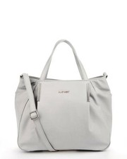 Nine West Gray Pleated Convertible Satchel