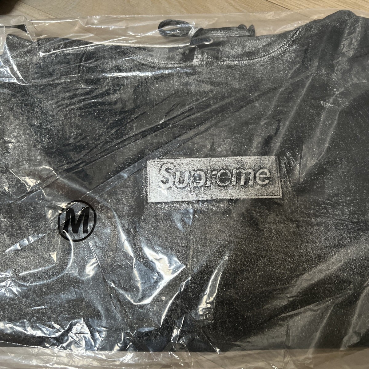 Supreme MM6 Maison Margiela Foil Box Logo Hoodie Black Supreme MM6 Maison Margiela Foil Box Logo Hoodie Black