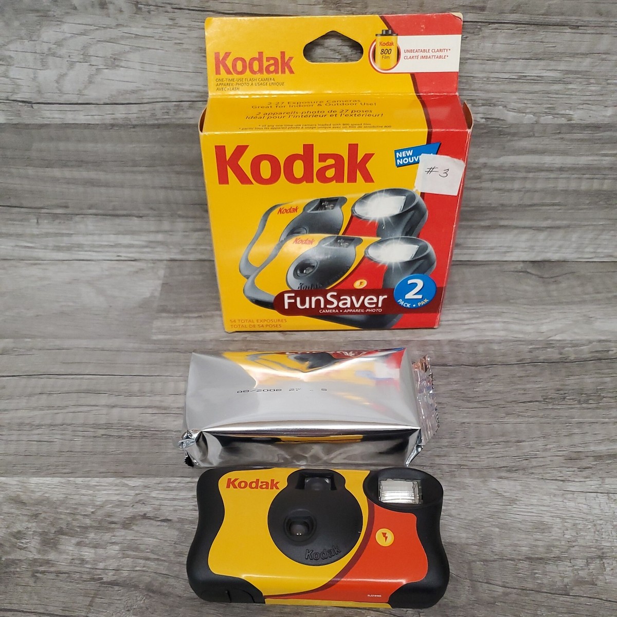 Kodak FUN SAVER Single Use Camera 2 PACK 27 Pictures | eBay