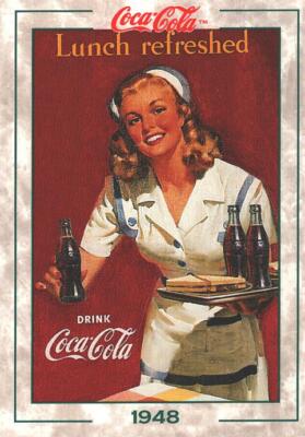 The Coca-Cola Collection Card - Series 2 USA No. 129 - Trivia Card 1994 ed. Ma...