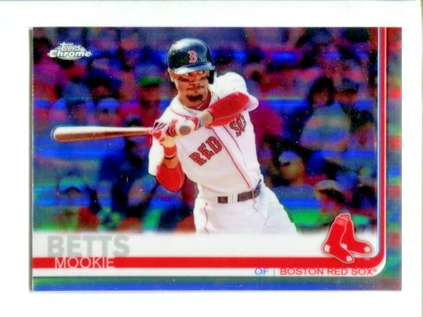 2019 Topps Chrome Refractor #50 Mookie Betts ⚾