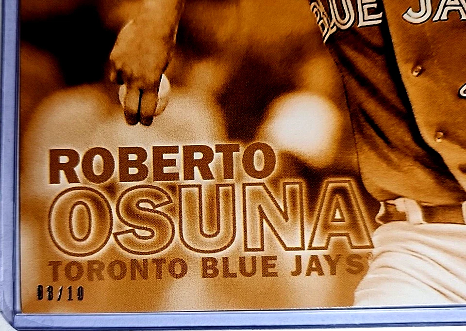 Topps Stadium Club 2016 5x7 dorado #198 Roberto Osuna/10 Toronto Blue Jays 7x5 Foto 3 de 3