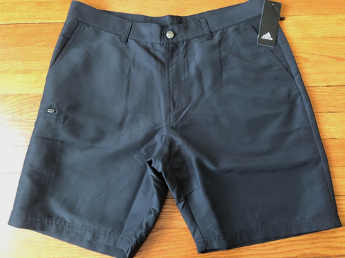 Adidas Woven Cargo Shorts Mens 36X8 Black Performance Casual Active Pickleball - Picture 3 of 5