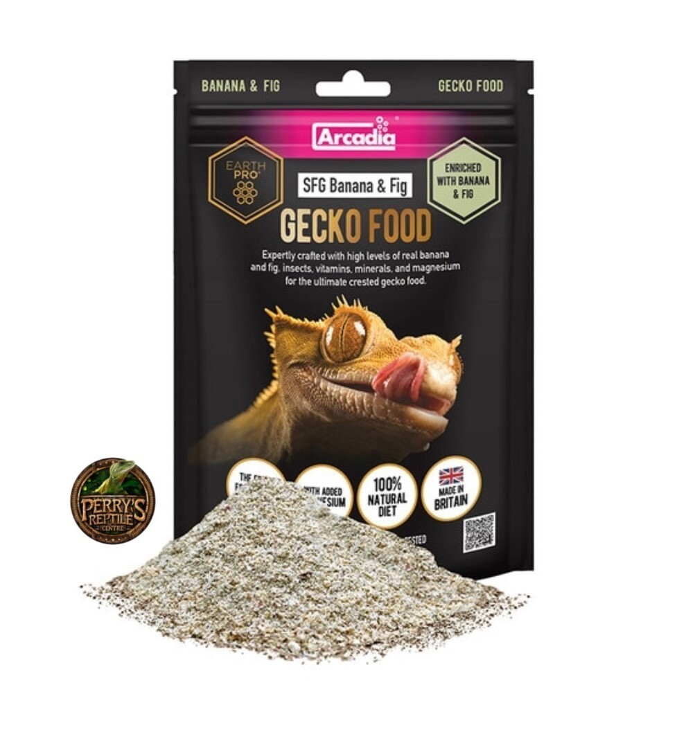 Arcadia Earth Pro SFG Crested Gecko Diet Banana & Fig 80g