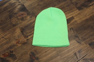 neon green winter hat