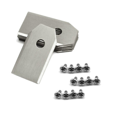 12x Ersatzmesser 35mm Stahl für Herkules Flymo Telsing Yardforce Worx Mähroboter