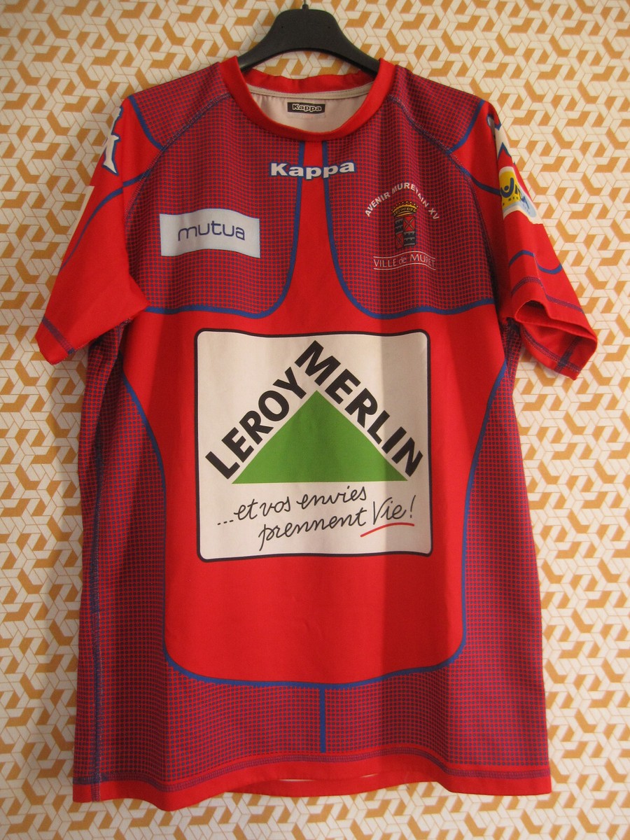 Maillot Rugby Vintage Kappa - Avenir Muretain - Rouge - Taille XL
