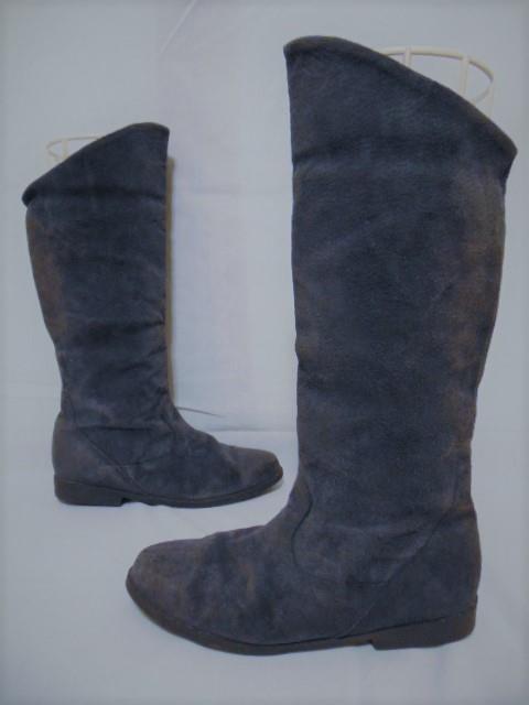 専用　JOHNSONS PIRATE BOOTS 80’s VINTAGE Vintage 1980s Fold Over Pirate Boots // Cherry Red Leather