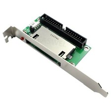 Bootable Adapter PCI Bracket Back Panel Converter Connector 40-Pin CF To IDE