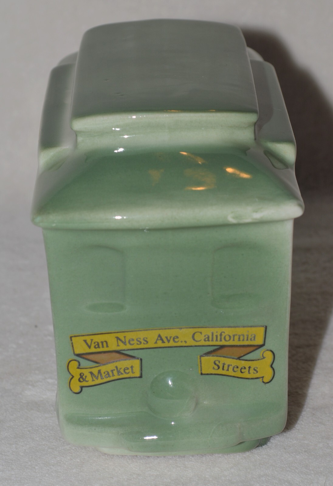 1968 Jim Beam San Francisco Trolley Cable Car Decanter Vintage Bourbon