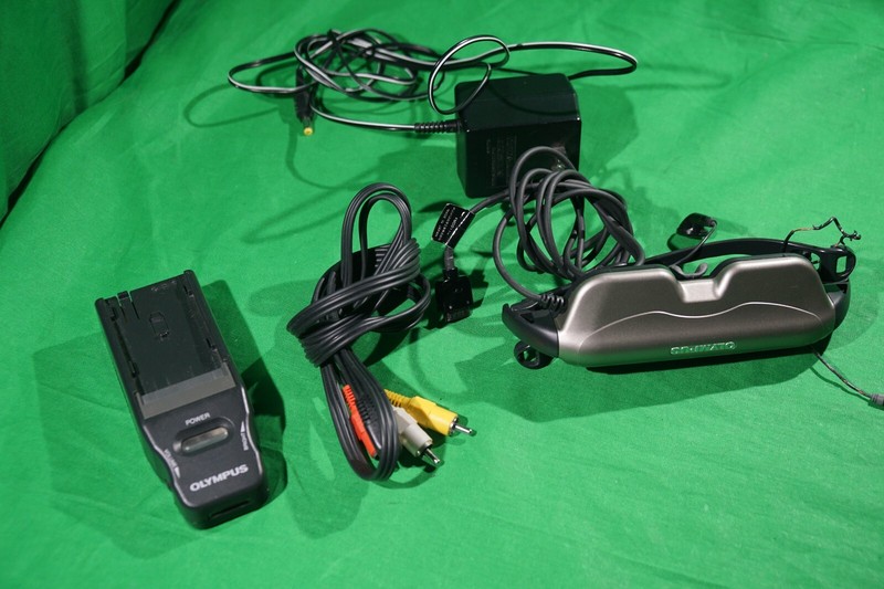 Olympus Eye Trek Video Glasses Retro Gaming Headset Rare VR (Untested)