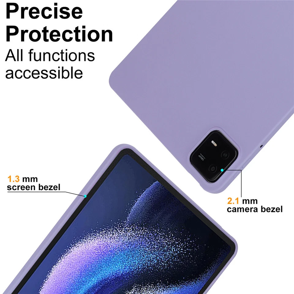 Tablet Liquid silicone Case Back Cover For Xiaomi Mi Pad 6 / Mi Pad 6 Pro 11"  - Image 4 of 4
