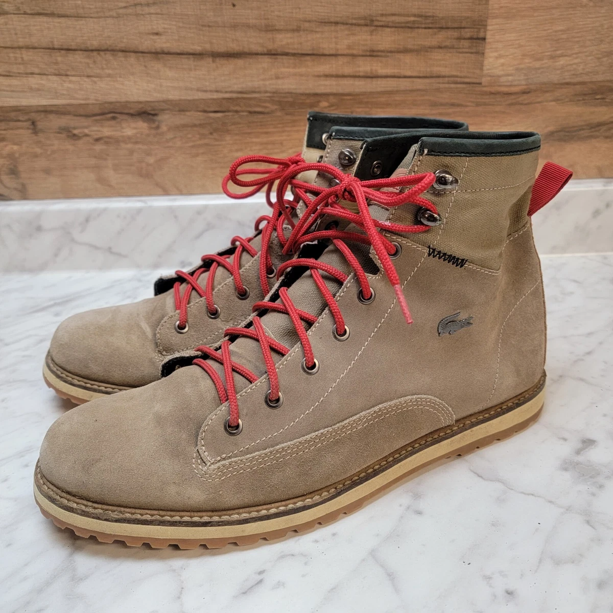 ekspertise blødende Svag Lacoste Monserate SRM Suede Men&#039;s Boots Size US 12 | eBay