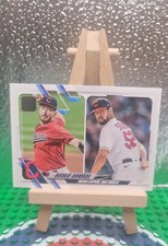 2021 Topps Update #US121 Nick Sandlin / Trevor Stephan RC Cleveland Indians