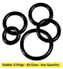 Rubber Nitrile O Rings Seals / Gaskets - All Ring Sizes - Taps Washers Plumbing