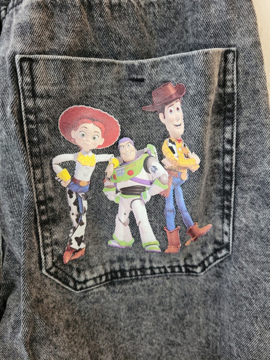 NWT ZARA x Disney Pixar Toy Story US 6 Paperbag Jeans Women