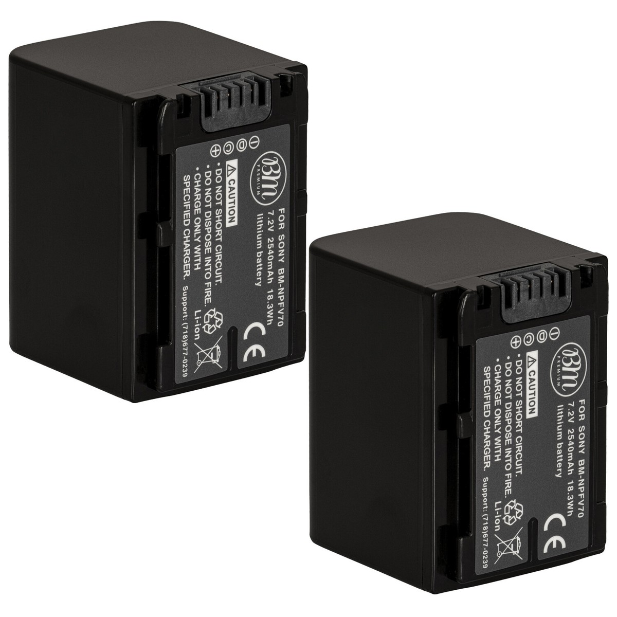 BM 2 NP-FV70 Batteries for Sony HDR-CX240 HDR-CX330 HDR-CX455 HDR
