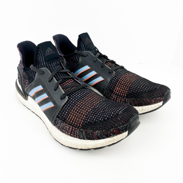 Size 14 - adidas UltraBoost 19 Black Glow Blue 2019 for sale online | eBay