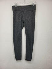 UNDER ARMOUR WOMEN'S PANTS GRAY SIZE M HEAT GEAR  ATHLEISURE YOGA ACTIVEWEAR 