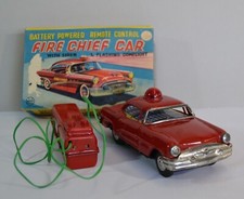 Battery Powered Fire Chief Car in the Box   Marx