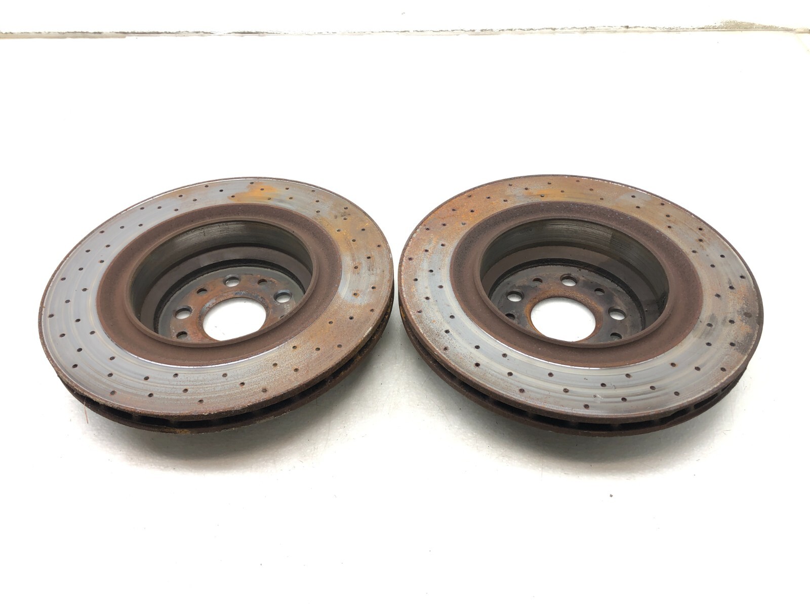 2014-2019 MASERATI GHIBLI S Q4 REAR AWD BRAKE ROTORS SET X2 OEM.