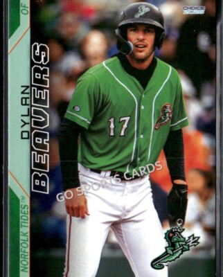 2025 Norfolk Tides Dylan Beavers RC Rookie Orioles Minor League