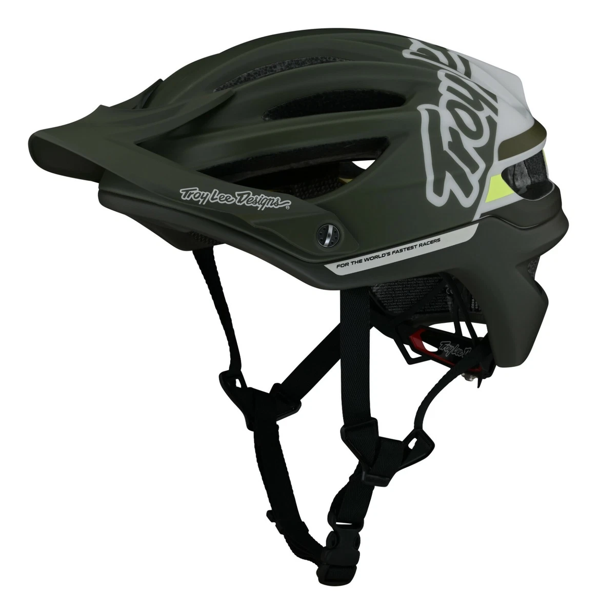 Troy Lee Designs A3 MIPS - Casco MTB Unisex Con Tecnologia MIPS, Chiusura Magnetica, Verde, Taglia XS/S
