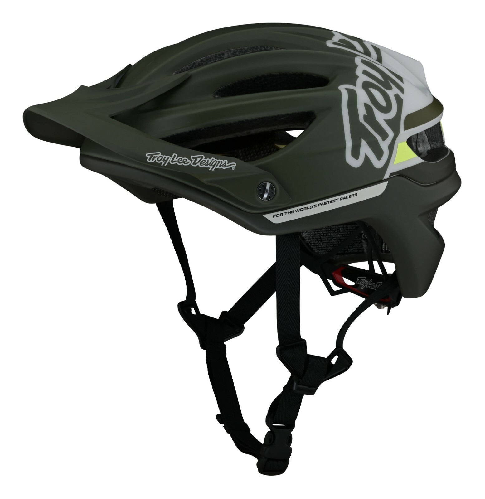Troy Lee Designs A2 MIPS MTB Bicycle Helmet Silhouette Green