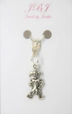 Jester Charm Clip On Lobster Claw Clasp,  Side Slider Charms Comedy Theatre