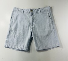 Vineyard Vines Seersucker Breaker Shorts Blue Striped Men  s Size 35
