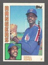 ODELL JONES 2017 Topps REDISCOVER TOPPS RED Buyback 1984 #734 Rangers Foil