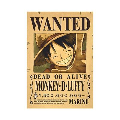 Anime One Piece Luffy 3 Billion Bounty Wanted Posters Action Anime One Piece Luffy 3 Billion Bounty Wanted Posters Action
