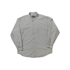 Eddie Bauer Men's Long Sleeve Travex Classic Fit Button Down Shirt Size XL Plaid